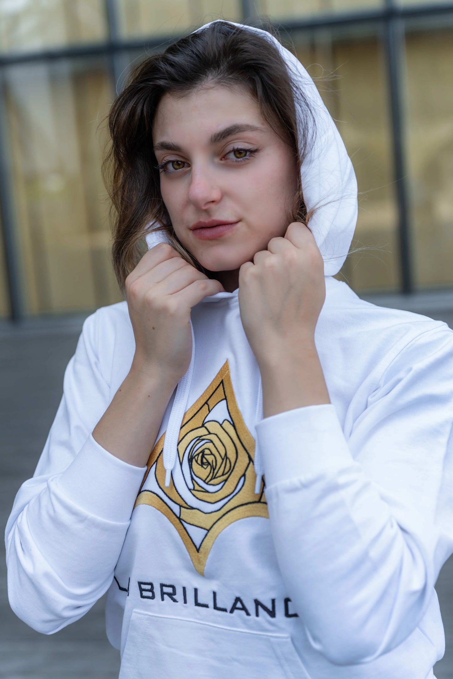 Hoodie AMAZONE Blanc