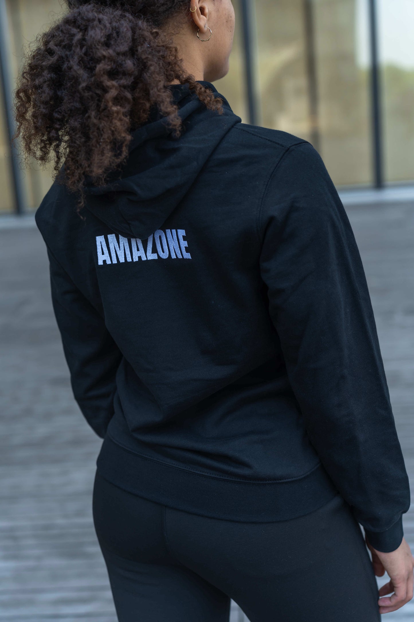 Hoodie AMAZONE noir