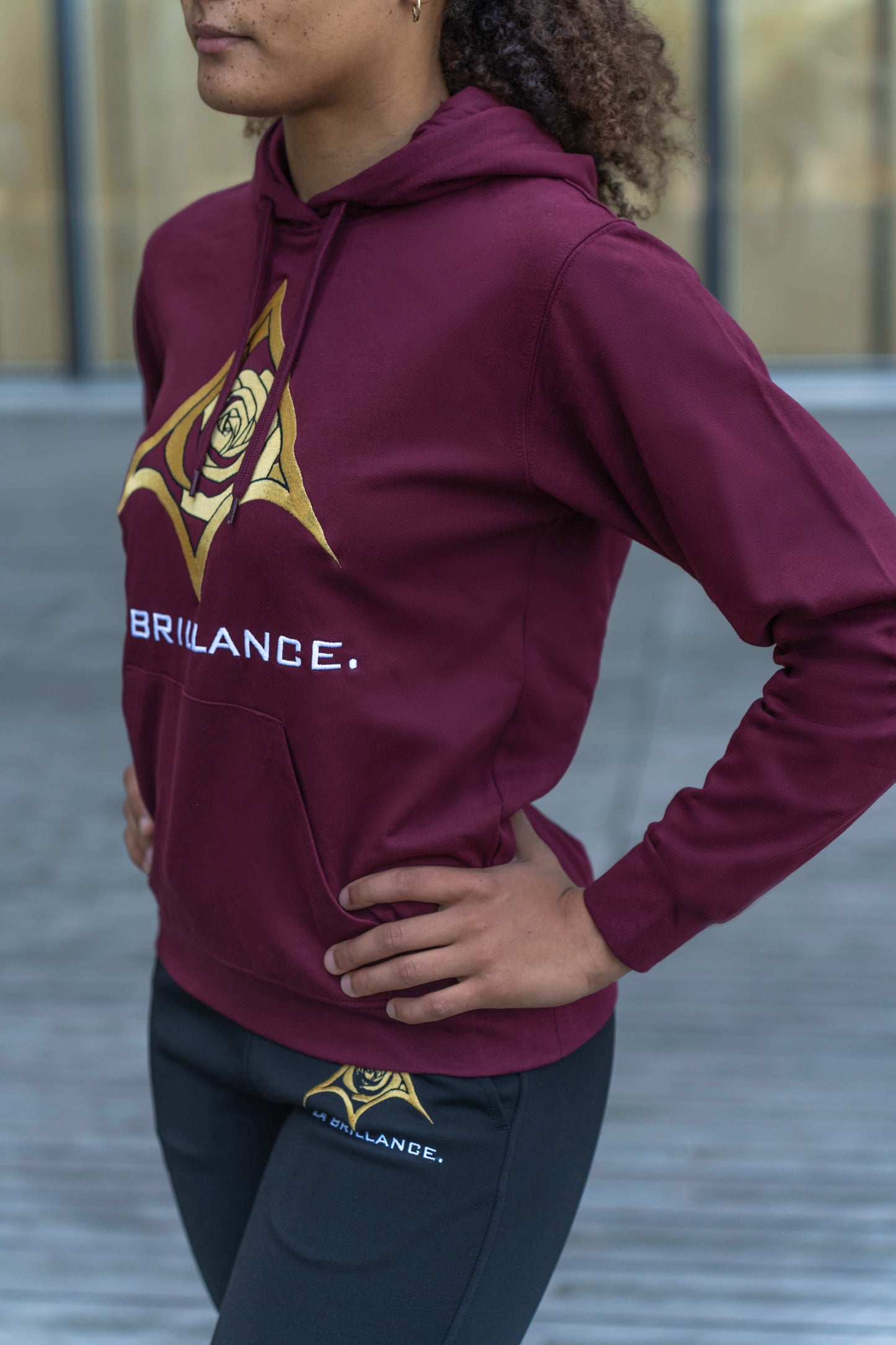 Hoodie AMAZONE Burgundi