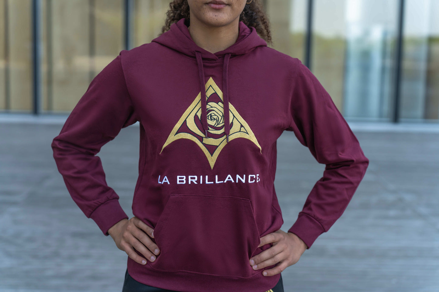 Hoodie AMAZONE Burgundi