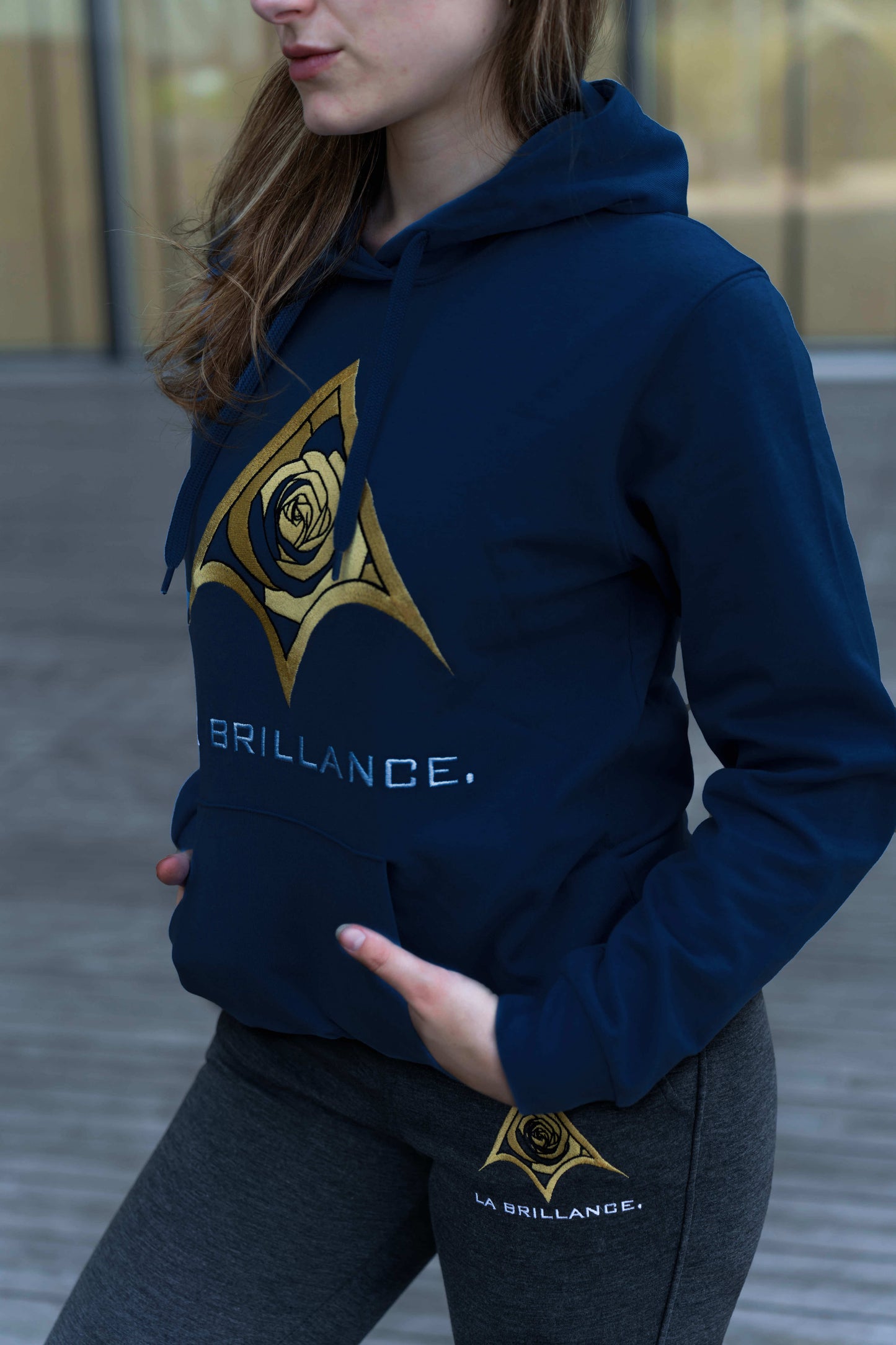 Hoodie AMAZONE Bleu marine
