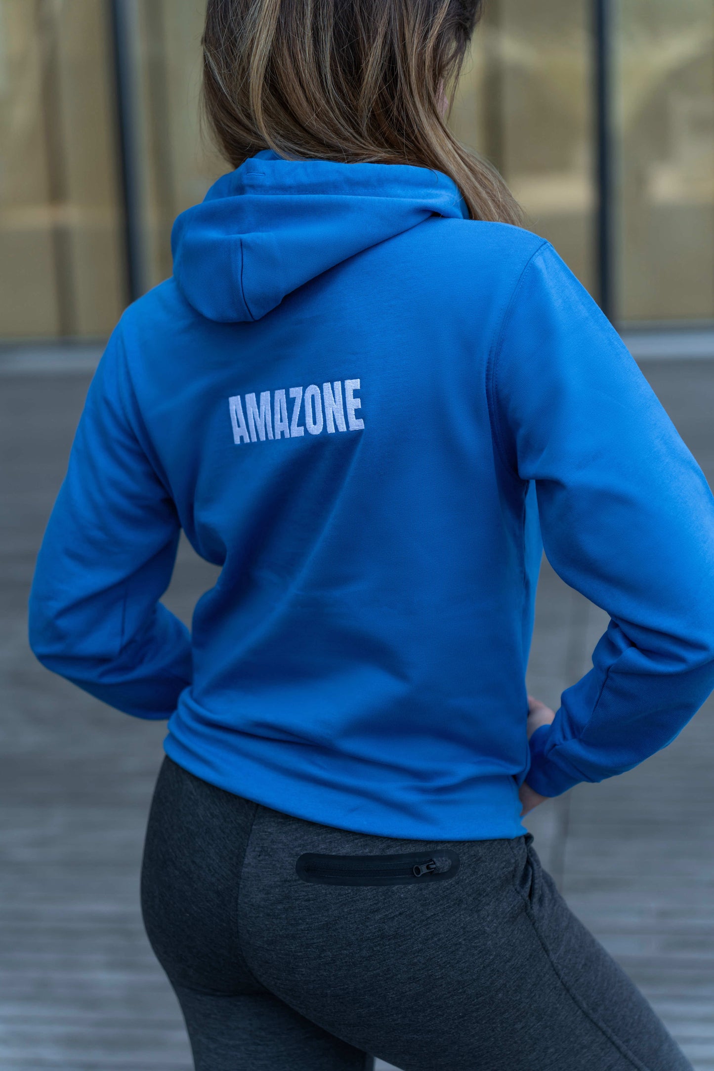 Hoodie AMAZONE Bleu roi
