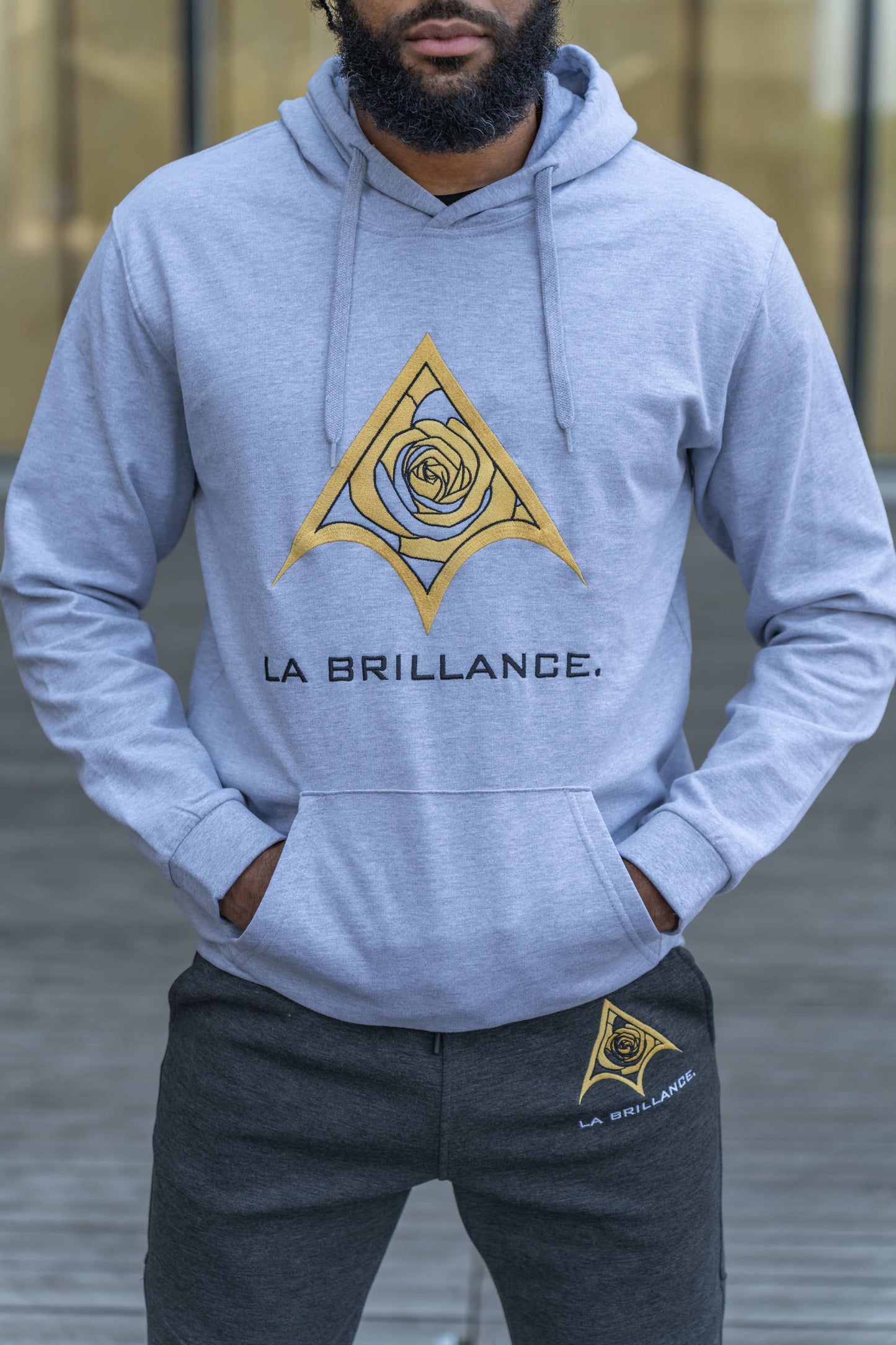 Hoodie KNIGHT Gris oxford