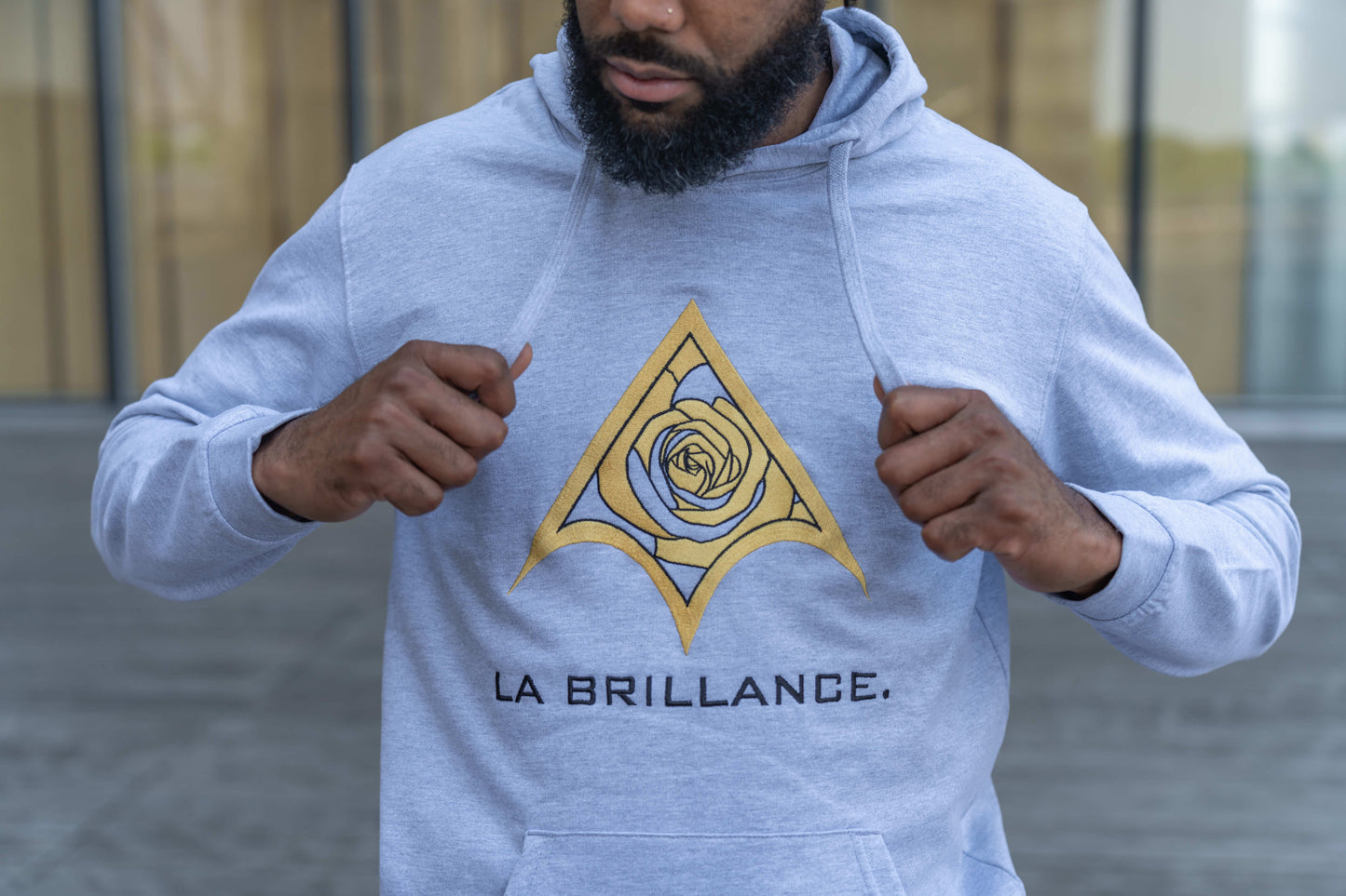 Hoodie KNIGHT Gris oxford